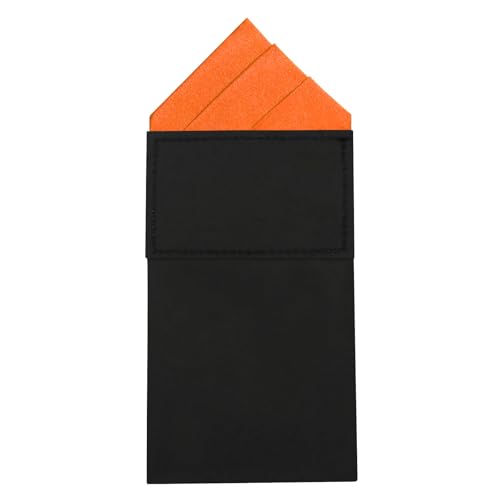 Image of Mens Pre-Folded Pocket Squares on Card Pocket Handkerchief for Suit Accessories