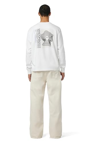 Image of Hudson Men's Luca Loose Fit Wide Leg Denim Pant