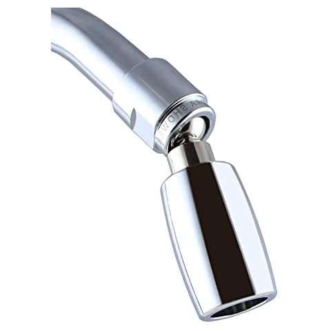 High Sierra's All Metal 1.8 GPM High Efficiency Low Flow Showerhead - Upgraded Version - Hides Unsightly Shower Arm Threads (For Standard 45 Degree or Straight Shower Arms Only) - Chrome Cover