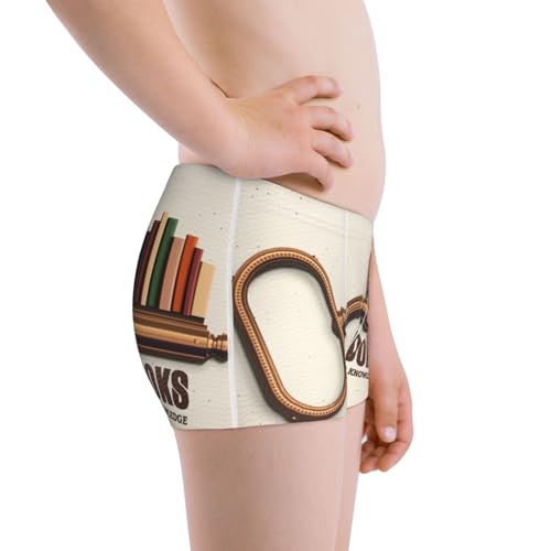 Boys' Cotton Boxer Brief Soft Underwear-Books Key To Knowledge2