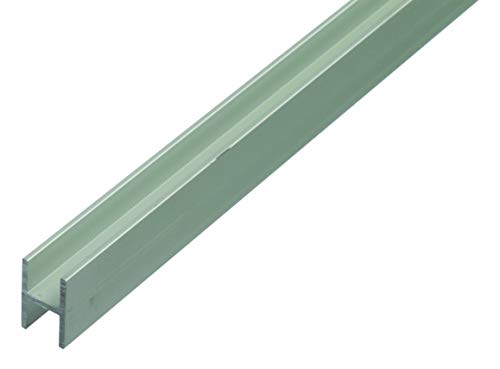Alberts 485634 Perfil en H | Especial para placas aglomeradas de 19 mm de grosor | Aluminio,...