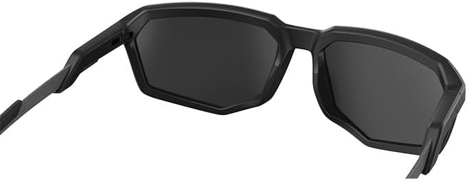 Wiley X WX Recon Sunglasses Safety Glasses for Men Shatterproof UV Eye Protection for Combat and Shooting Captivate Polarized Black Mirror Lenses Matte Black Frames - Image 3