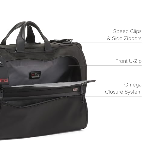 TUMI - Alpha 2 Tri-Fold Carry-On Garment Bag - Dress or Suit Bag for Men and Women, Black, Alpha 2 Tri-fold Carry-on Garment Bag