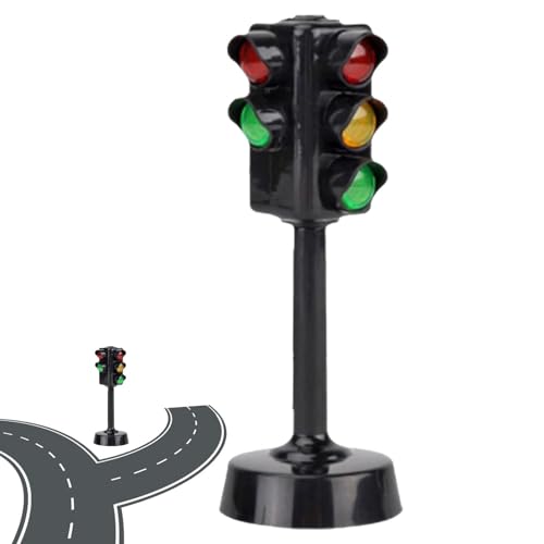 Lámpara de semáforo - Stop Light Model de juguete, semáforo para niños | Instrumento de enseñanza de niños, primeros coches señales de tráfico, semáforo de simulación para aprender