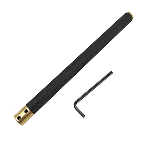 Singring Truning Tool Handle 12mm Hole Aluminum alloy Interchangeable Handle for Woodturning Carbide Lathe Tool Bar (Square hole)