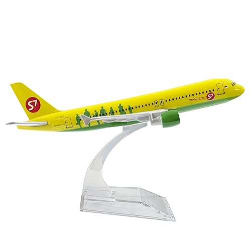 Modelo Siberia Airbus 320 avión a escala 1:400 de metal fundido para colección y vitrina