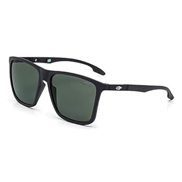Oculos de sol mormaii hawaii preto fosco lente verde g15 TU