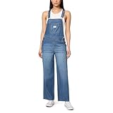 WallFlower Women's Overalls Juniors (Standard and Plus), Selma Skater, X-Large