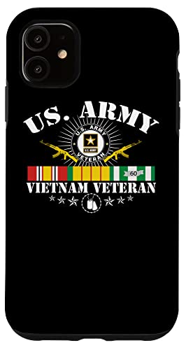 Iphone 11 Us Army Vietnam Veteran Usa Flag Vietnam Vet Flag Men Women Case #TOP6