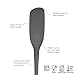 Tovolo Flex-Core Long Silicone Blender Spatula Smoothies Blended Cocktails, Dishwasher Safe BPA Free Silicone Mixing Spatula with Extra Long Handle Angled Head Reaches Below Blades, Charcoal Gray