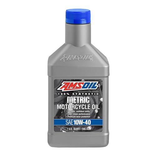 Image of AMSOIL Sae 10W-40 Synthetic Metric Motorcycle Oil