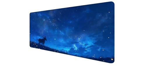 Tapis de bureau ciel étoilé grand format pour décorer votre setup PC