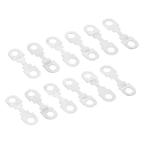TIDTALEO 30 piezas Fusibles Automotrices de Metal Plano de Aleación de Zinc para Protección Vehicular miniatura 1