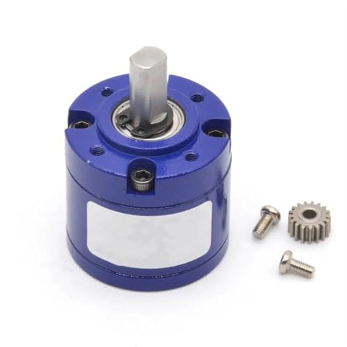 Gearbox Speed 36mm Diameter Gearbox 8mm Flat Shaft High Torque Planetary Gear Box 3.17mm Pinion Gear Metal Speed Reducer Planetary Gearbox Reducer Shaft(19:1)