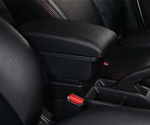 �A�[�����X�g�I�[�K�i�C�U�[�{�b�N�X Compatible With Dacia For Duster 2 3 2018 2019 2020 2021 �J�[�A�N�Z�T���[���@�\�A�[�����X�g�{�b�N�XPU�N�b�V�����C���e���A�����p�[�cUSB(B Black lin