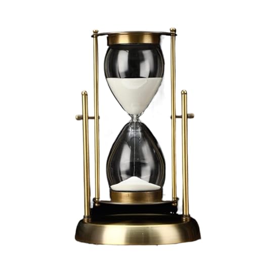 Temporizador de arena, Temporizador de arena, Decoración de reloj de arena de 60 minutos, Reloj de arena grande, Reloj de arena, Reloj de arena de cristal de 1 hora, Reloj de arena (60 minutos)