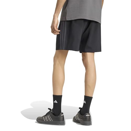 adidas Herren Essentials 3-Stripes Chelsea Lite Woven Shorts, Black/Carbon, S – Ansicht 2