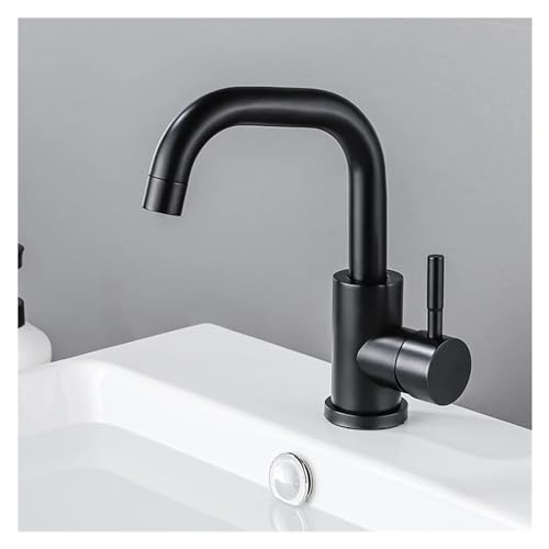 Robinet de bassin noir mitigeur lavabo salle de bain moderne