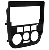 Ludovico Moldura de Painel 2 Din 9 Polegadas Gol Saveiro Parati G4 Preto