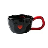 LIUXIN Tazas de cerámica de 300 ml, Tazas de café, Tazas de té con Leche, Tazas de Avena, Tazas de Desayuno, Utensilios de Cocina