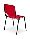 Nowy Styl Besucherstuhl, Buchenschichtholz, rot/schwarz, One Size