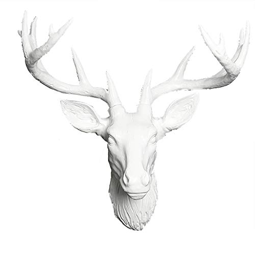 YNFNGXU Deer Head Wall Creative Art Decal Decoración del hogar Living Bedroom Office Decoration DIY