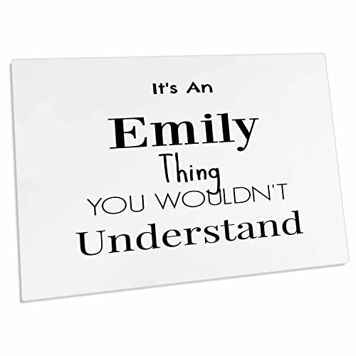 3dRose BrooklynMeme Names - Its an Emily Thing - Desk Pad