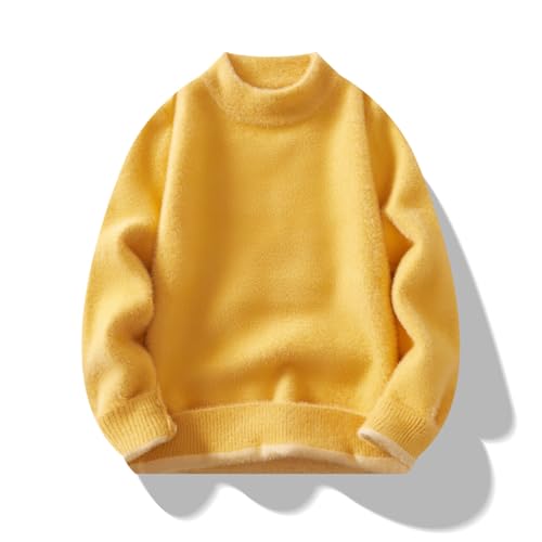 Men's Casual Loose Pullover Long Sleeve Sweater Chunky Toggle Knitted Fall Winter Sweaters for Outdoor Athletic2