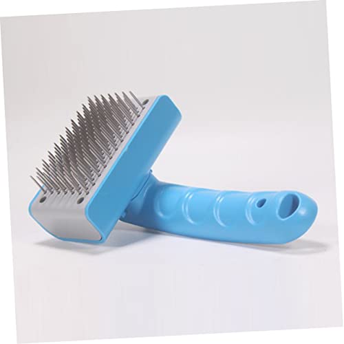 VILLFUL Hundebürste Mit Stachelzähnen Zum Entfilzen Und Entfernen Von Unterwolle Pflegendes Hundegrooming-Tool Mit Rutschfestem Griff Komfortable Pflege Für Hunde Und Welpen