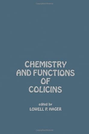 Chemistry and Functions of Colicins book cover