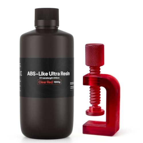 ELEGOO ABS Like Ultra Resin Clear Red 1000g