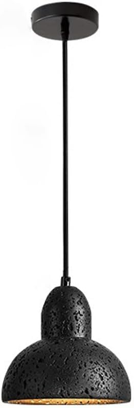 Lustre en marbre et suspension noire, design d'exception