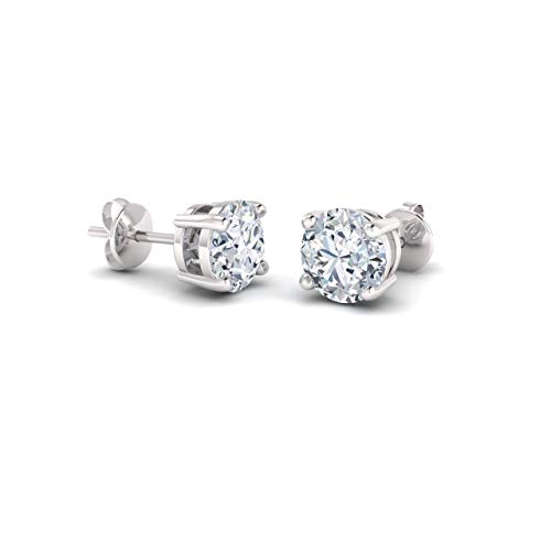 Diamondere-Certified-Lab-Grown-Diamond-Solitaire-Petite-Stud-Earrings-in-14K-White-Gold-050-Carat-Earrings-for-Women 31XQKDhujGL