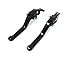 Billet Aluminum folding Clutch & Brake Levers Motorcycle Set Black for Suzuki GSXR600 2006 2007 2008 2009 2010