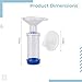 wkao Pet Inhaler for Cats and Dogs, 2 Pcs Set with S/M Masks, Aerosol Chamber, Handheld Design, 3.7 in / 9.5 Cm Height Clear Chamber