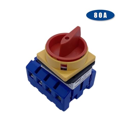 Interrupteur LW30-80/4P coupure moteur triphasé 80A sectionneur charge - 5