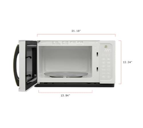 Image of Countertop Microwave Oven 1.1 Cu Ft 1000W with Sensor Reheat, Auto Cook Programs and Digital Display