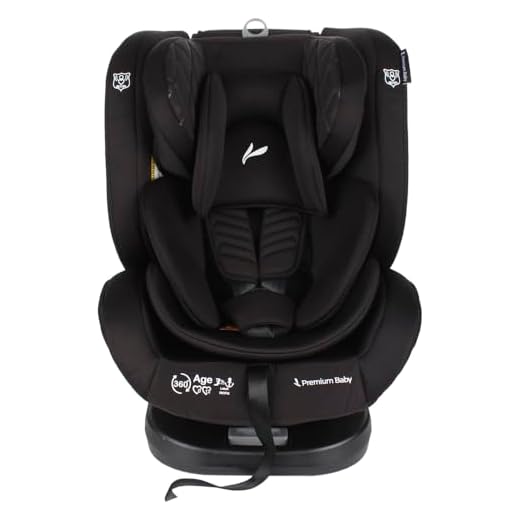 Premium Baby Cadeira de Carro Infantil Safe Tour 360° Preto