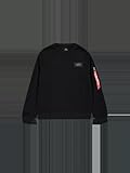 Alpha Industries Herren Back Print Sweatshirt, Black, M