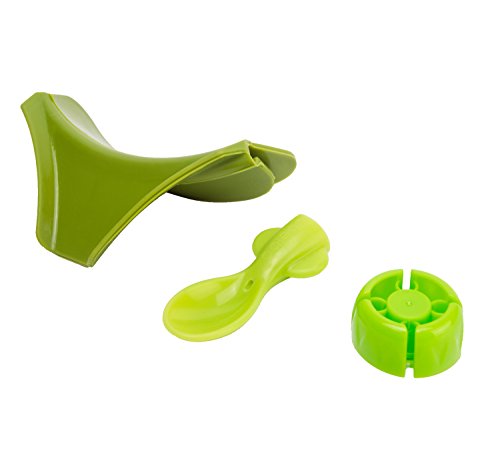 Ebelbo Refillable Spout Food Pouch 10 Pack 6oz BPA and BPS Free