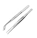 Corn Suture Tweezers Straight and Curved Surgical Forceps Pliers TeckMed