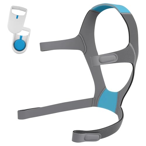 N20 Headgear Compatible with AirFit/AirTouch N20 Nasal Mask, Soft Adjustable Replacement Headgear Strap with 2pcs Magnetic Clips