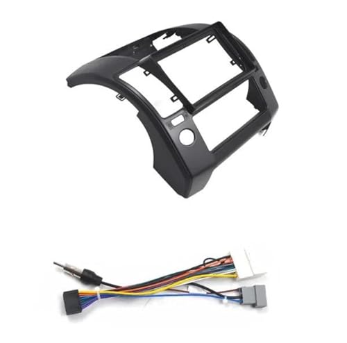Cadre de tableau de bord Navara D40 pour remplacer un autoradio d'origine