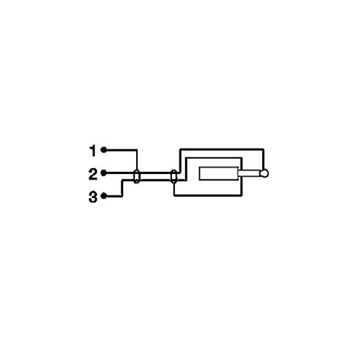 Radiostore Adaptor Cable XLR (Cannon) Female to Mono Jack Plug 6.3 mm, Cannonkupplung - Image 2