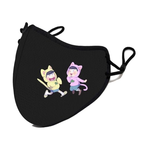 おそ松さん 立体 スポーツ カラーマスク 超快適 布マスク 伸縮性 通気性 軽量 耳ひも調整可能 呼吸しやすい 洗える 繰り返し使え 小顔効果 防塵 UVカット おしゃれ 通勤 通学 男女兼用 S-M 1枚入り