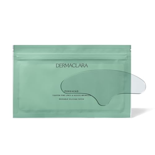 Dermaclara Forehead Patch - Forehead Wrinkle Patches for Face Overnight Dermaclara Silicone Patches Reusable for Face Treatment for Wrinkles Repair & Restore Up to 30 Uses - 1 Patch
