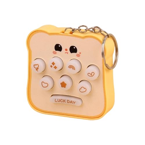 Llavero Pop Fidget Mole Game del Estrés Encantador Fidget Luminoso Accesorio Portátil para Actividades de Relajación Hogar Bolsa de Cumpleaños para Adultos Niños