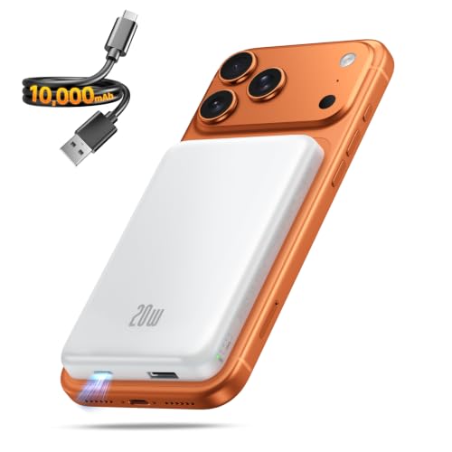 Image of Portable Charger for Magsafe Power Bank, 10000mAh Magnetic Phone Charger