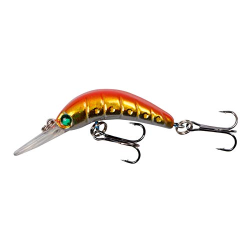Isca de pesca, 5 cm artificial multicololr realista, isca de peixe para pesca ao ar livre - 5