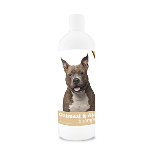 Healthy Breeds American Staffordshire Terrier Oatmeal Shampoo with Aloe 16 oz